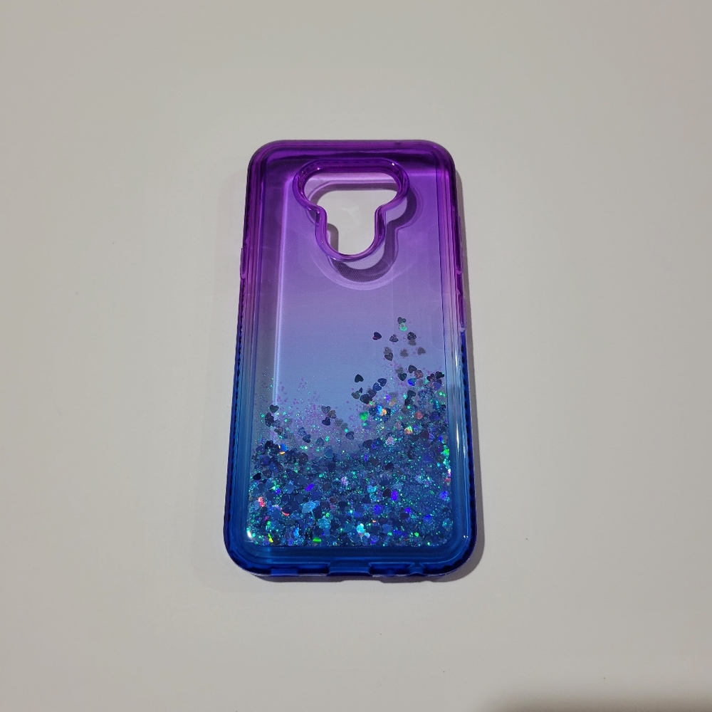Flowing glitter LG phone case